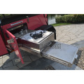 mini camper trailer with independent suspension with kitchen system
